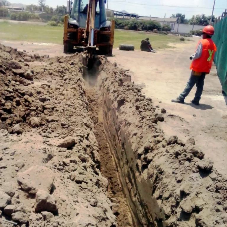 Construcción del Anillo de Buzones para el tendido de la red de Comunicaciones.